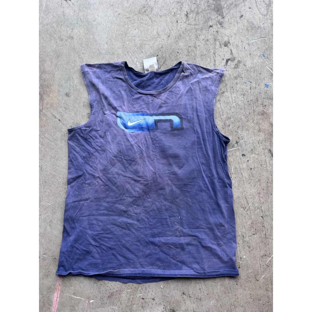 Vintage Nike Muscle Tee Faded Purple Distressed Jimmy's Ballas 26 Shirt
